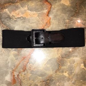 Style & Co. Black Elastic Belt